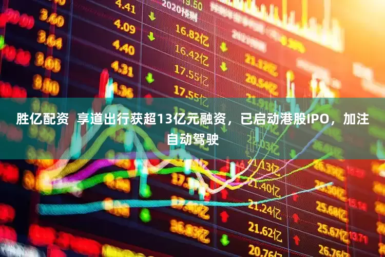 胜亿配资  享道出行获超13亿元融资，已启动港股IPO，加注自动驾驶